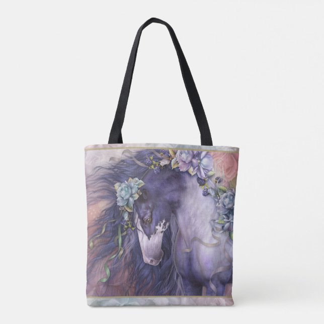 Vår Blommar Tote Bag Tygkasse (Baksida)