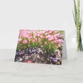 Vår Blommar två Helgkort