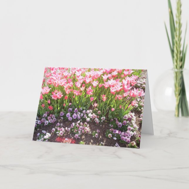 Vår Blommar två Helgkort (Framsida)