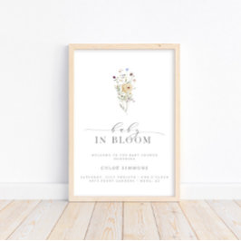 Vår Blommigt Baby i Bloom Baby Shower | Poster