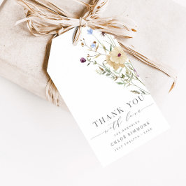 Vår Blommigt Baby i Bloom Baby Shower Tack Presentetikett