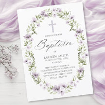Vår Blommigt Baptism Kor Christening