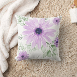 Vår Blommigt botaniskt Mönster färgstarkt Kudde