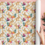 Vår Blommigt Bunnies Galore Presentpapper<br><div class="desc">Tan bunnies sitta bredvid rosa-,  gult-,  grönt- och guldfärgade blommigtar på en grå vit bakgrund. Styrka för familj och barn och perfekt för gåvor från Påsk,  födelsedagar,  party,  studenten eller möhippor i trädgården. Det finns en matchande tabellvaruuppsättning för party för specialitet.</div>