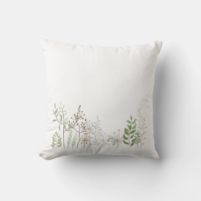 Vår Blommigt Dekorativ kudde (Framsida)