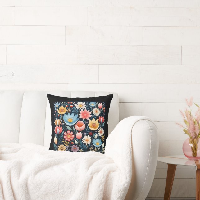 Vår Blommigt Duvet Cover Kudde (Soffa)
