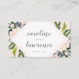 Vår Blommigt | Flat EG-kort för Bröllop Placeringskort