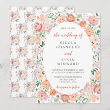 Vår Blommigt Flowers Bröllop