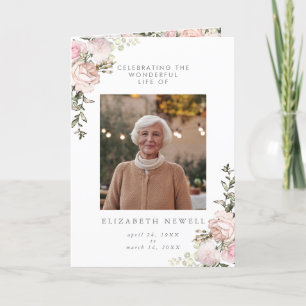 Vår Blommigt Folded Firande of Life Programme Program