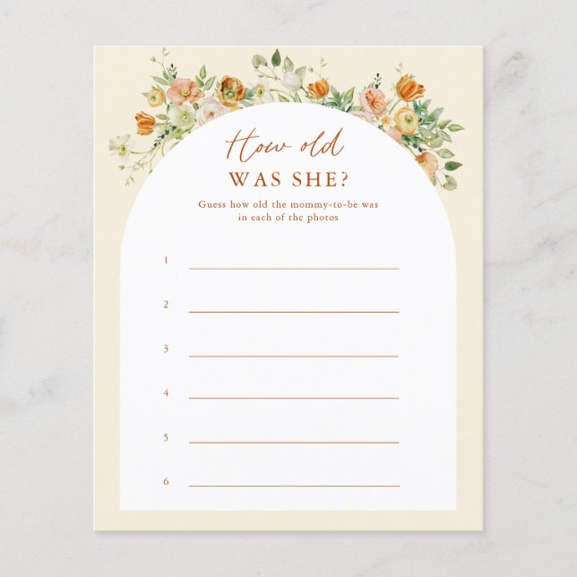 Vår Blommigt hur gammal var hon babyvilt? (Framsida)