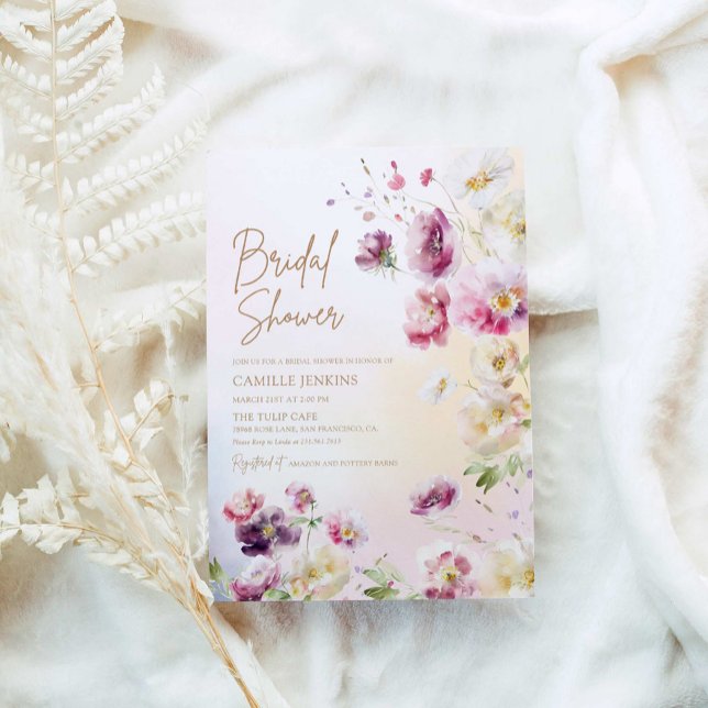 Vår Blommigt Möhippa Inbjudningar (Skapare uppladdad)