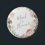 Vår Blommigt Mor i Groom-knappen Knapp<br><div class="desc">Anpassningsbar</div>