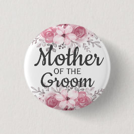 Vår Blommigt Mor i Groom-knappen Knapp