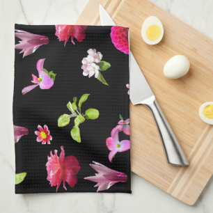 Vår Blommigt Photo Print Kitchen Towel Kökshandduk