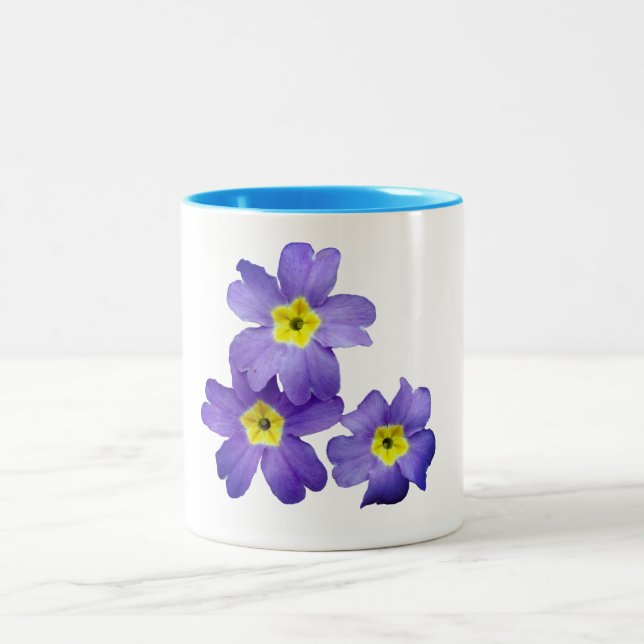 Vår blommor 2-tona Mugg (Center)