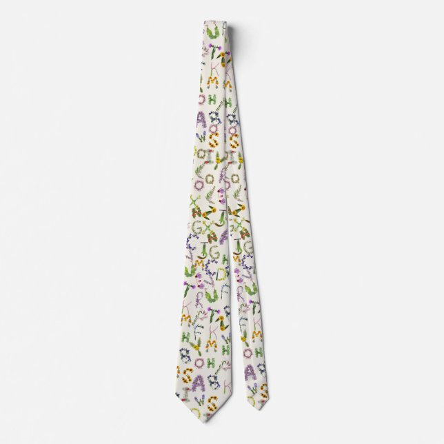 Vår blommor - Alphabet Boho Slips (Framsida)