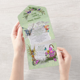 Vår blommor & ÄLVOR alla i en babyskare