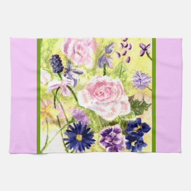 Vår blommor American MoJo Kitchen Towel Kökshandduk (Horisontell)