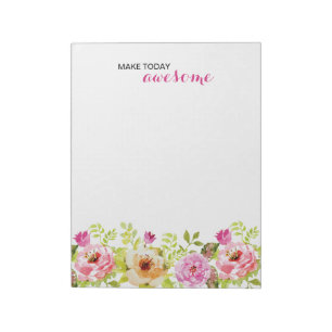 Vår blommor anteckningsblock