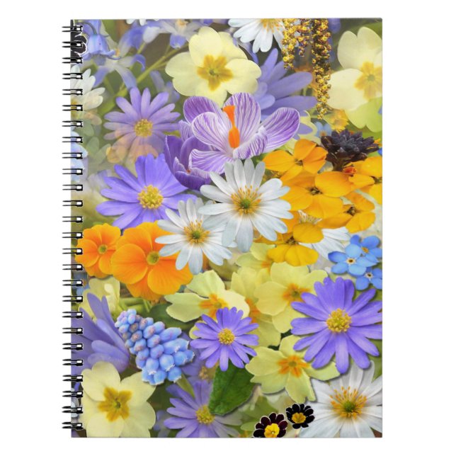 Vår blommor anteckningsbok (Framsidan)