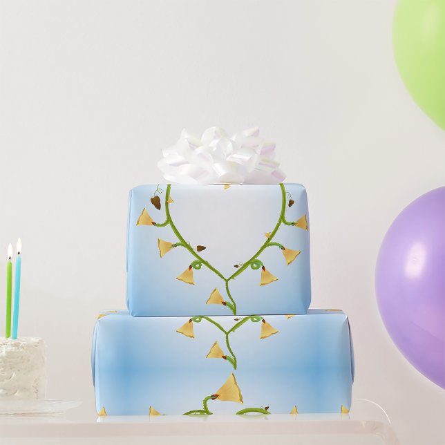 Vår blommor Art Wrapping Papper Presentpapper (Skapare uppladdad)