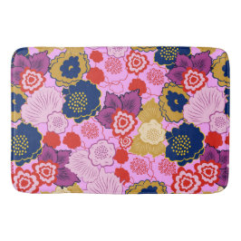 Vår blommor badrumsmatta