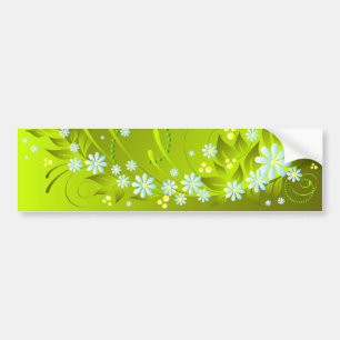 vår blommor bildekal