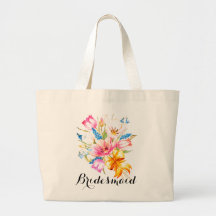 Vår blommor Bridesmaid Gear Bag