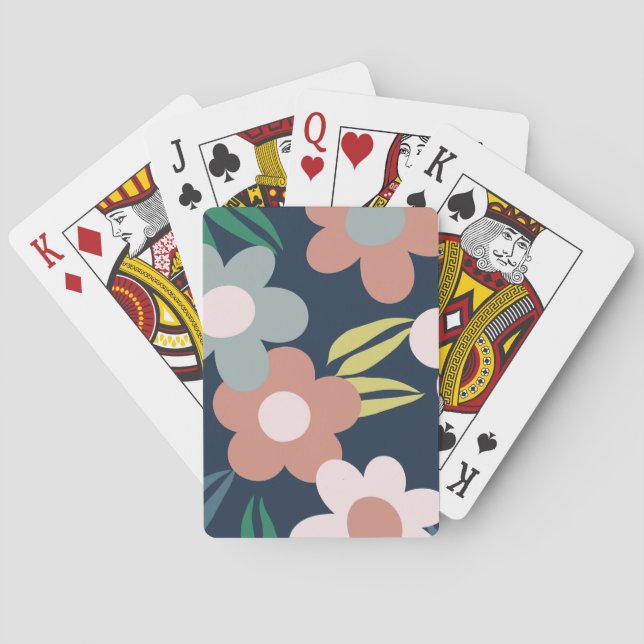 Vår blommor casinokort (Baksidan)