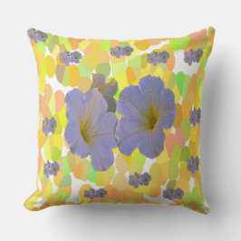 Vår blommor Dekorativ kudde