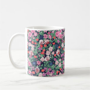 Vår blommor-design. Sömlöst blommönster. Pl Kaffemugg