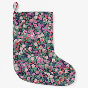 Vår blommor-design. Sömlöst blommönster. Pl Liten Julstrumpa