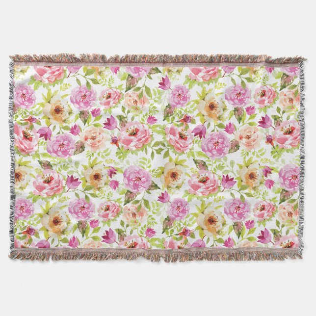 Vår blommor filt (Framsidan)