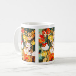 Vår blommor Fine Art Påsk Gift Kaffemugg