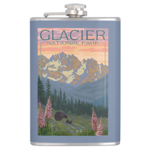 Vår blommor - glaciärnationalpark, MT Fickplunta