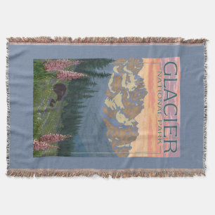 Vår blommor - glaciärnationalpark, MT Mysfilt