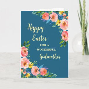 Vår blommor Glad påsk Godmor Helgkort