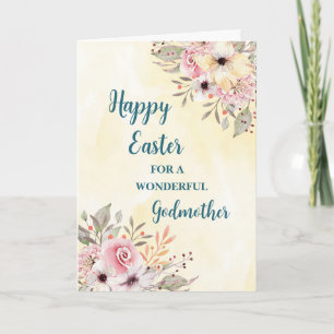 Vår blommor Glad påsk Godmor Helgkort