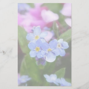 Vår blommor - glöm inte mina anteckningar och spol