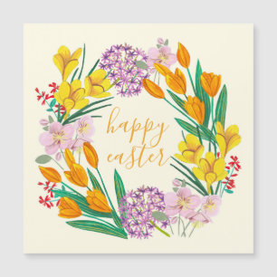 Vår blommor gult påsk blommigt teckning