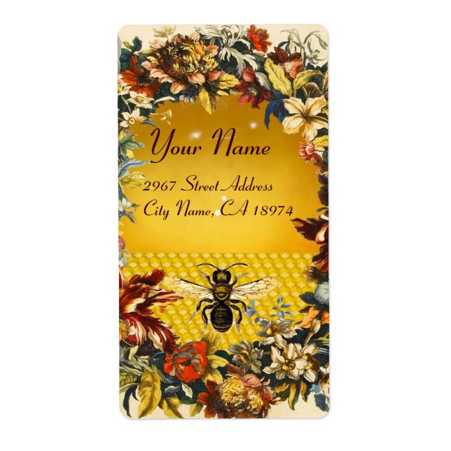 VÅR BLOMMOR HONEY BEE,NÖTKÖPER FRAKTSEDEL (Framsidan)
