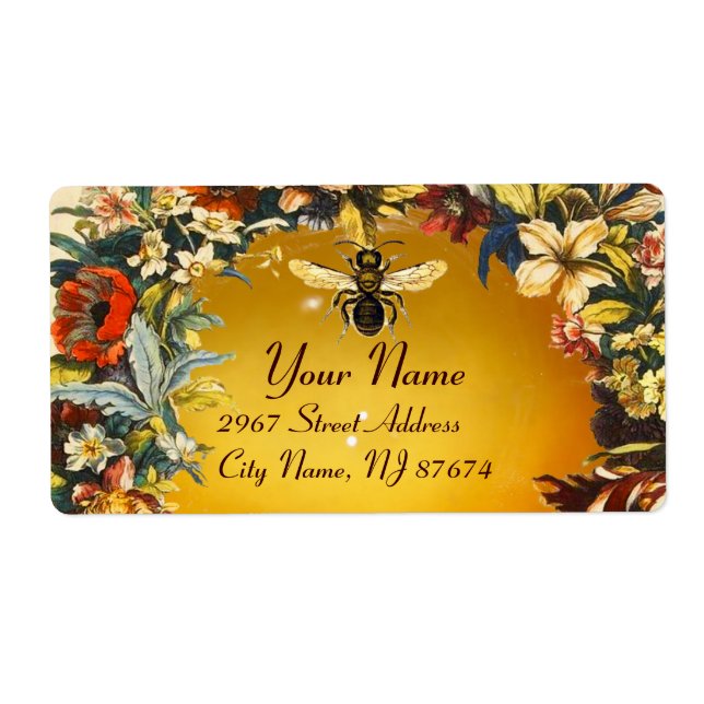 VÅR BLOMMOR HONEY BEE,NÖTKÖPER FRAKTSEDEL (Framsidan)