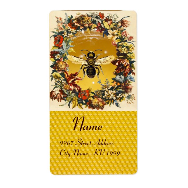 VÅR BLOMMOR HONEY BEE,NÖTKÖPER FRAKTSEDEL (Framsidan)