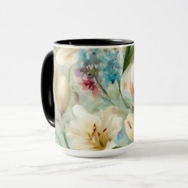 Vår blommor i Stil i imperialismen Mugg