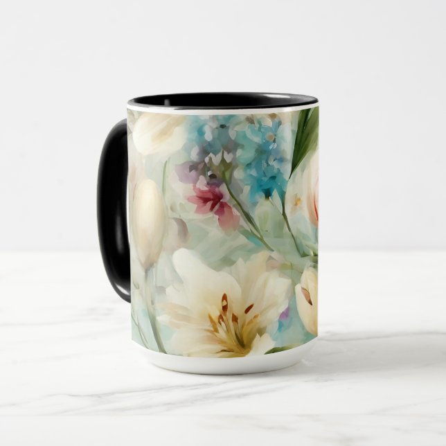 Vår blommor i Stil i imperialismen Mugg (Framsida vänster)