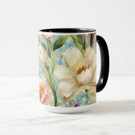 Vår blommor i Stil i imperialismen Mugg