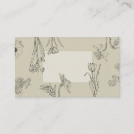 Vår blommor illustration. rådkort