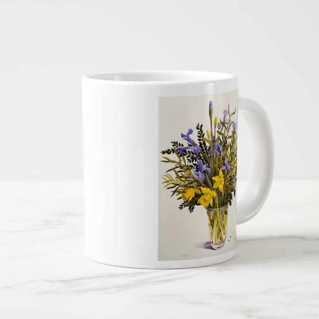 Vår blommor jumbo mugg (Framsida höger)