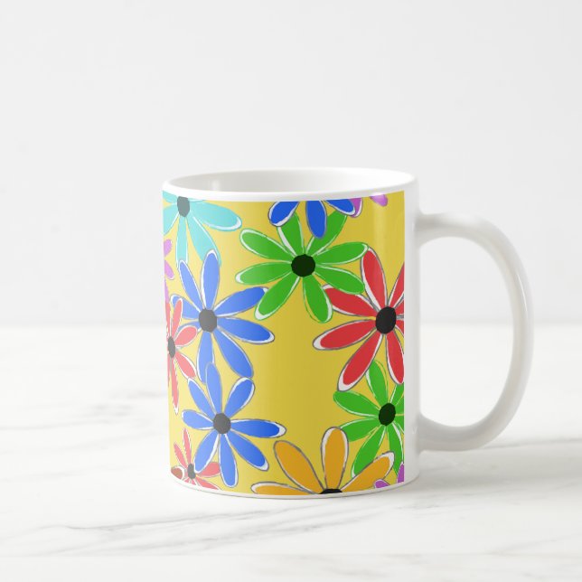 Vår blommor kaffemugg (Höger)