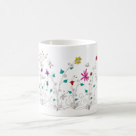 Vår blommor kaffemugg